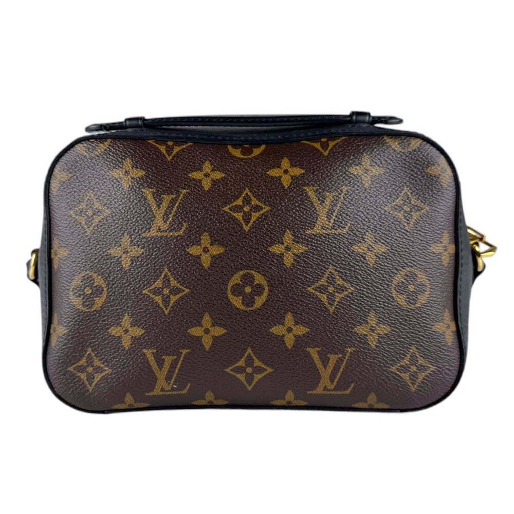 LOUIS VUITTON Authentic Black Monogram Canvas Shoulder Bag - Picture 3 of 13